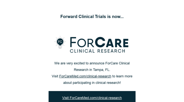 forwardclinicaltrials.com