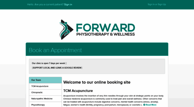 forwardphysio.janeapp.com