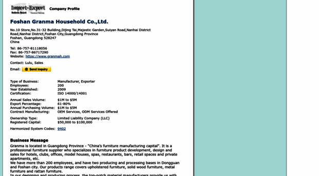foshan-granma-household-co-ltd.imexbb.com