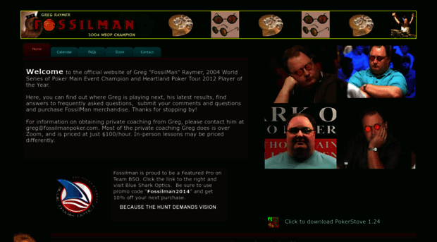fossilmanpoker.com