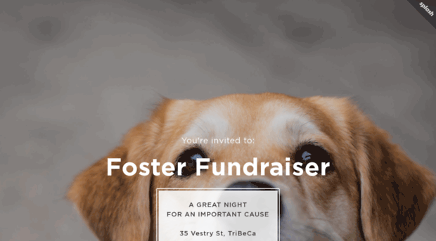 fosterfundraiser.splashthat.com