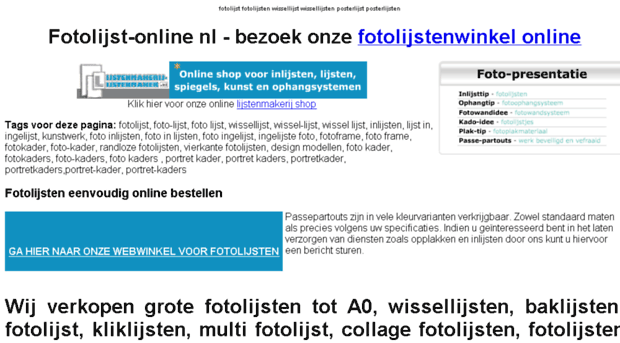 fotolijst-online.nl