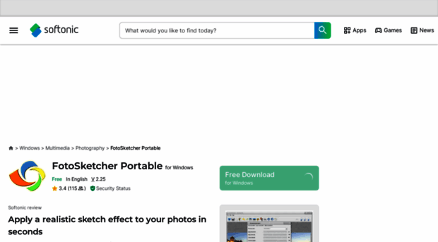 fotosketcher-portable.en.softonic.com
