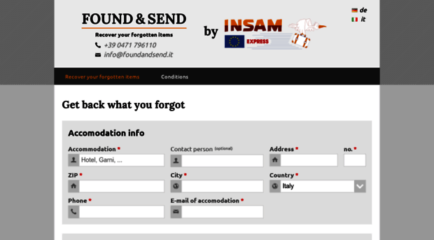 foundandsend.it