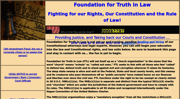 foundationfortruthinlaw.org