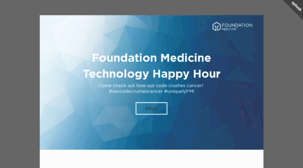 foundationmedicinetech.splashthat.com