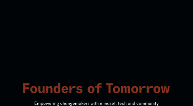 foundersoftomorrow.com