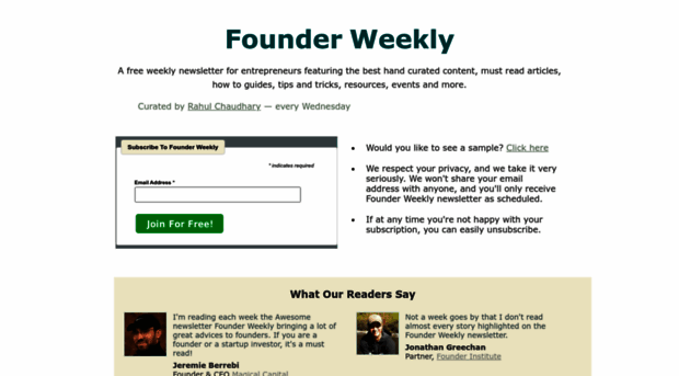 founderweekly.com