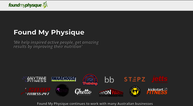 foundmyphysique.com.au