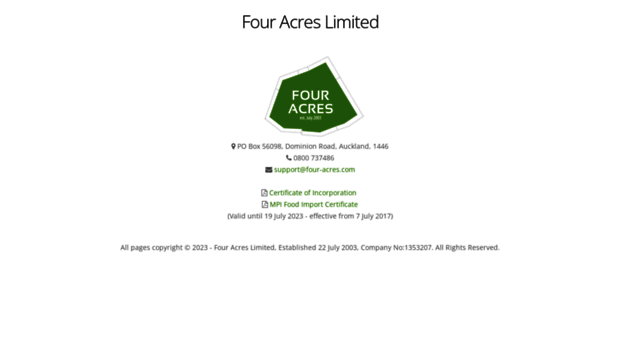 four-acres.com