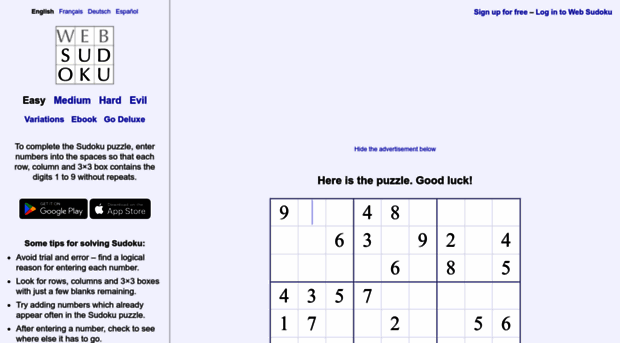 four.websudoku.com