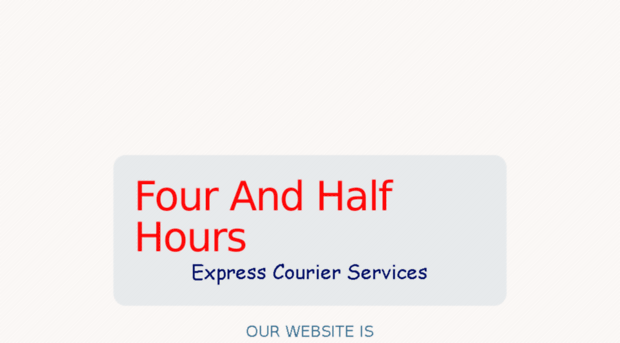 fourandhalfhours.com