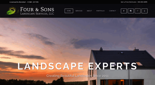 fourandsonslandscaping.com