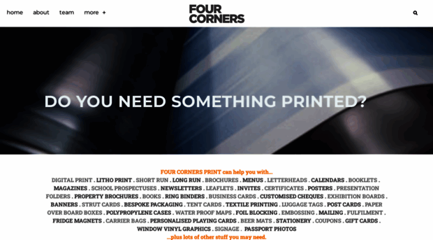 fourcornersprint.co.uk