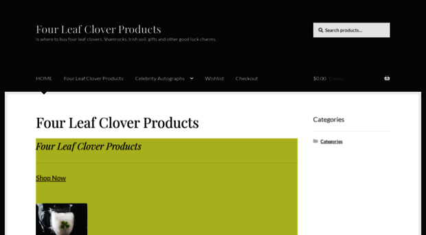 fourleafcloverproducts.com