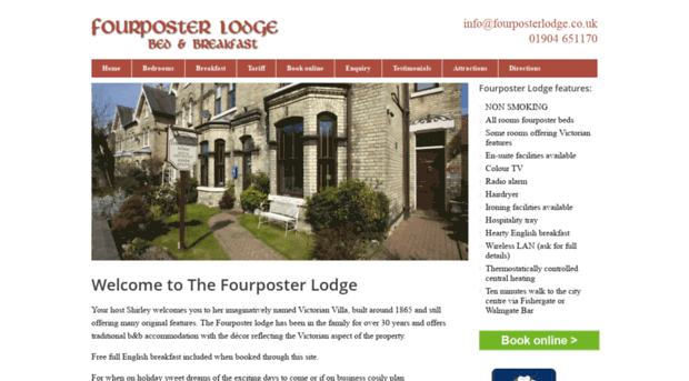 fourposterlodge.co.uk