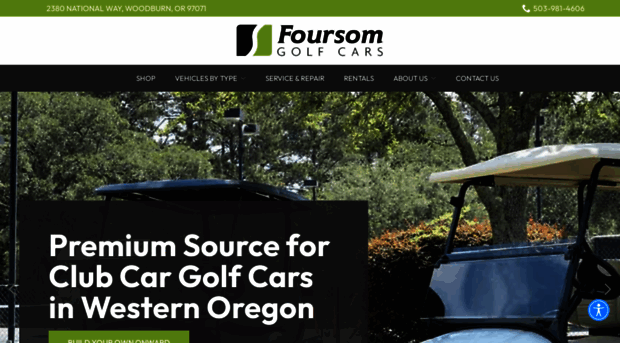 foursomgolfcars.com