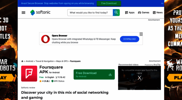 foursquare.en.softonic.com
