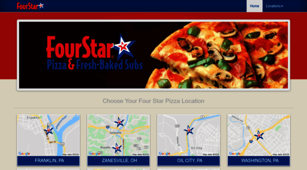 fourstarpizza.com