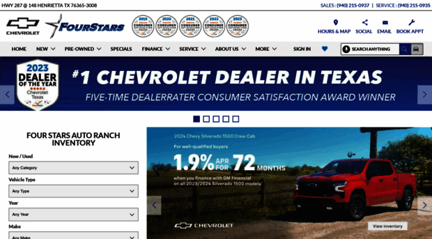 fourstarschevroletbuick.com