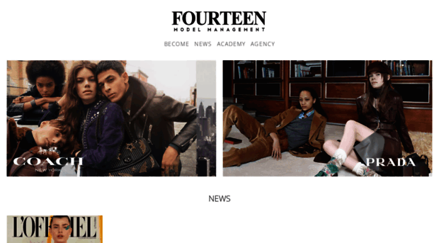 fourteenmodelmanagement.com