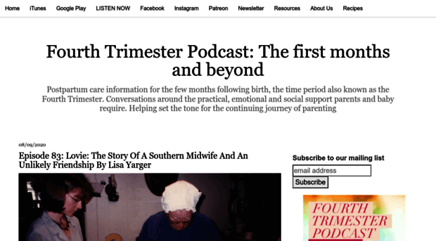 fourthtrimesterpodcast.com