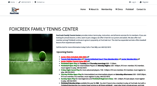 foxcreektennis.com