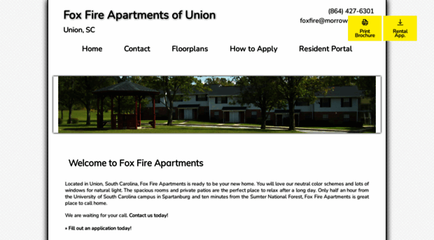 foxfireapartmentsofunion.com
