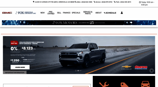 foxgreenvillechevroletgmc.com