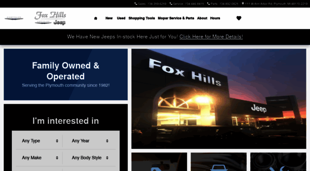 foxhillschryslerjeepplymouth.com