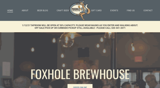 foxholebrewhouse.com