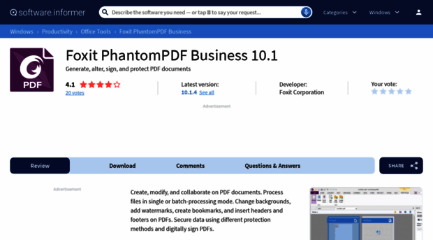 foxit-phantompdf-business.software.informer.com