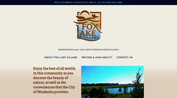 foxlakevillage.com