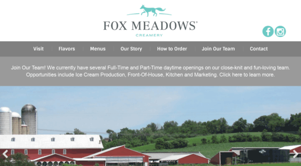 foxmeadowscreamery.com