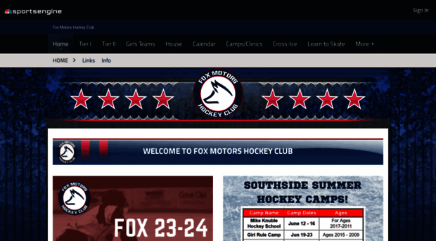 foxmotorshockey.sportngin.com