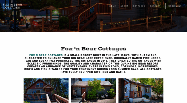 foxnbearcottages.com