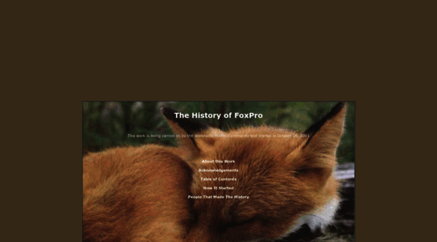 foxprohistory.org