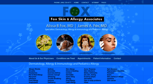 foxskinandallergy.com