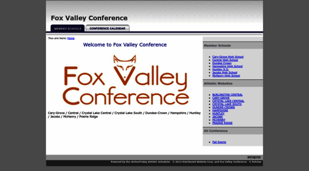 foxvalleyconference.org