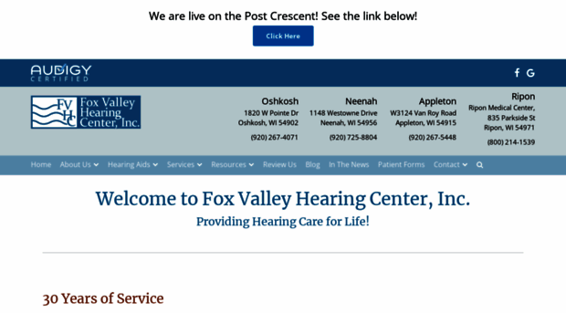 foxvalleyhearingcenter.com