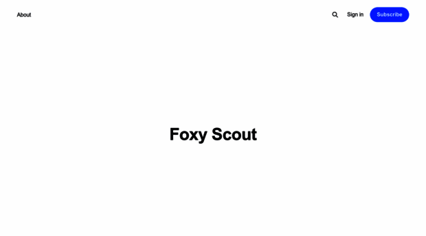 foxy-scout.com