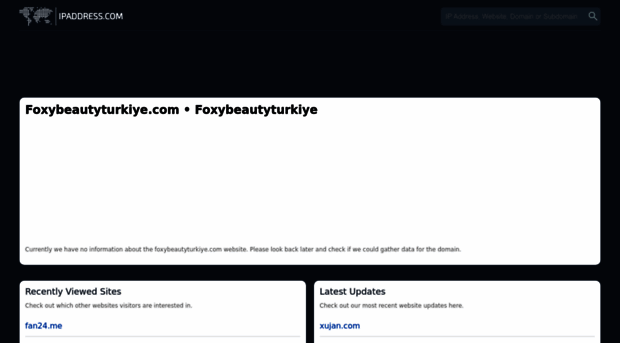 foxybeautyturkiye.com.ipaddress.com