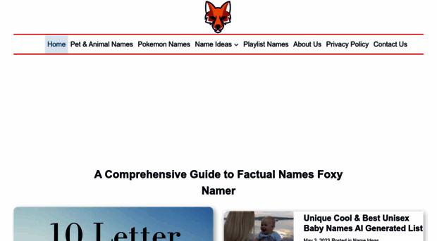 foxynamer.com