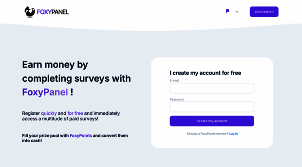 foxypanel.com - FoxyPanel - The best paid surv... - Foxy Panel