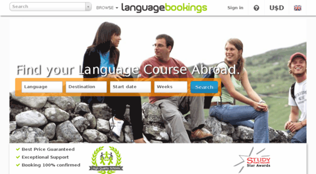 fr.languagebookings.com