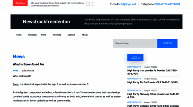 frackfreedenton.com