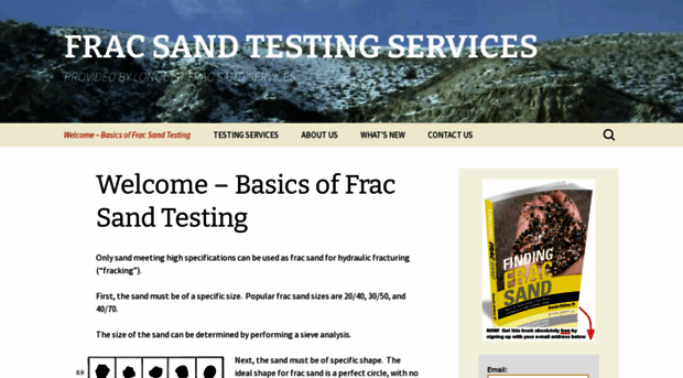 fracsandtesting.com