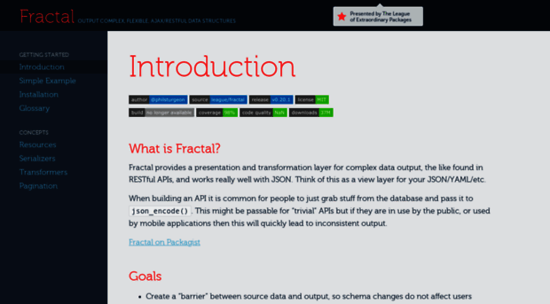 fractal.thephpleague.com