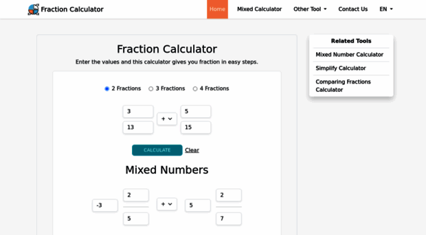 fraction-calculator.net
