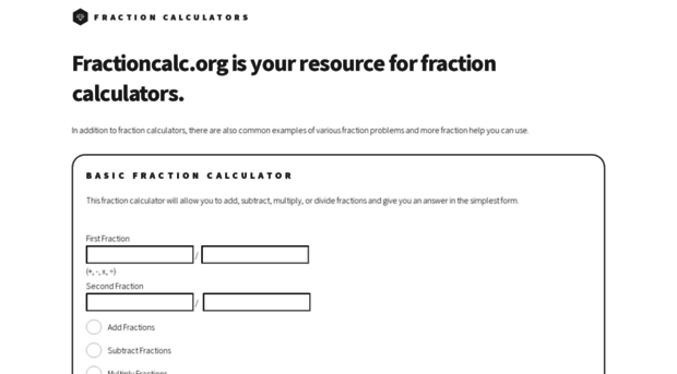 fractioncalc.org